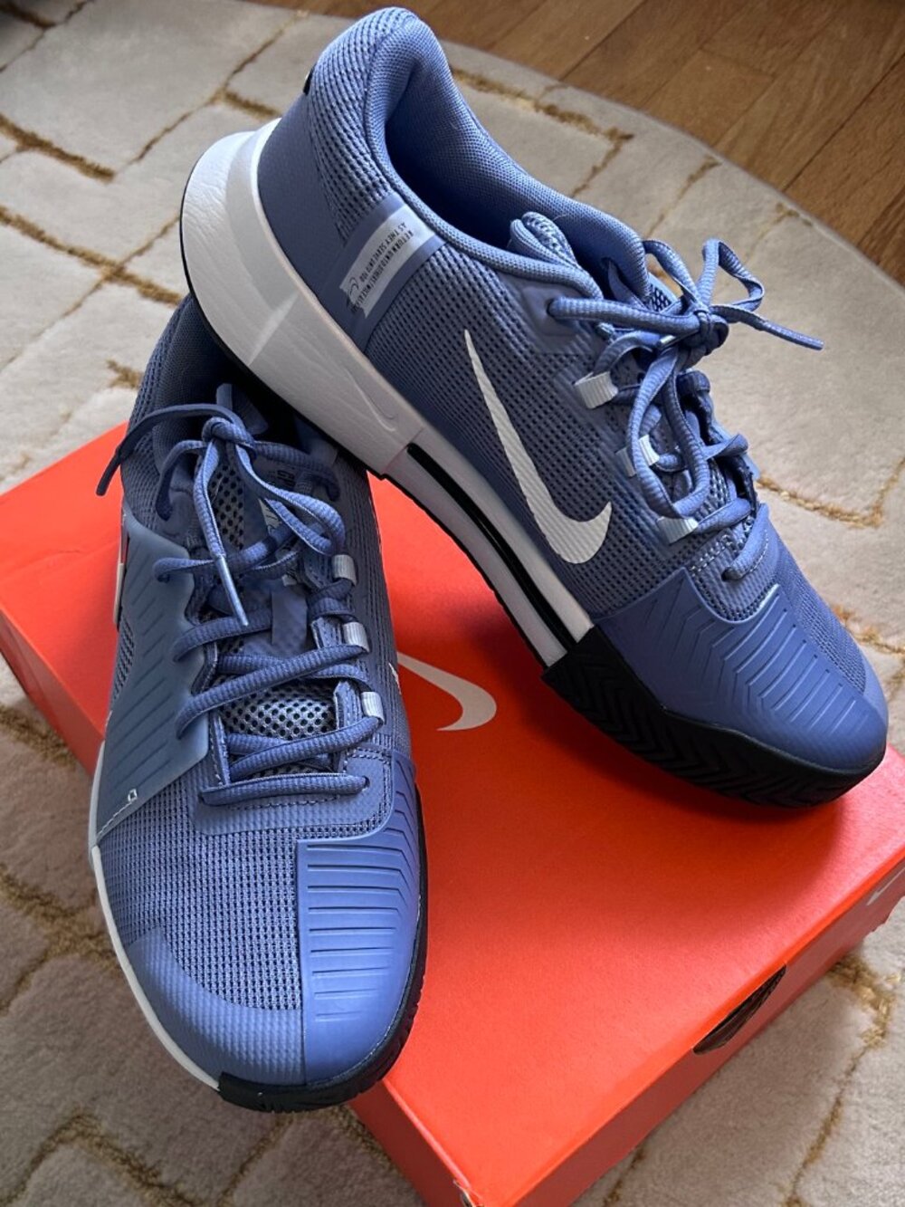 Nike GP Challenge 1 Indigo/Wh/Ghost Women's Hard Court Tennis Shoes 8.5 NIB